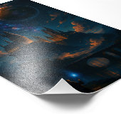 Stunning Fantasy Images of Magical Castles Foto Afdruk (Hoek)