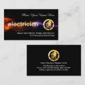 Stunning Fast Lightning Taxi Service Visitekaartje (Voorkant / Achterkant)