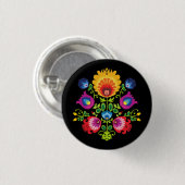 Stunning Folklore Ronde Button 3,2 Cm (Voorkant /achterkant)
