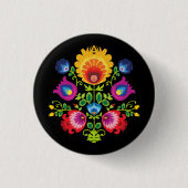 Stunning Folklore Ronde Button 3,2 Cm (Voorkant)