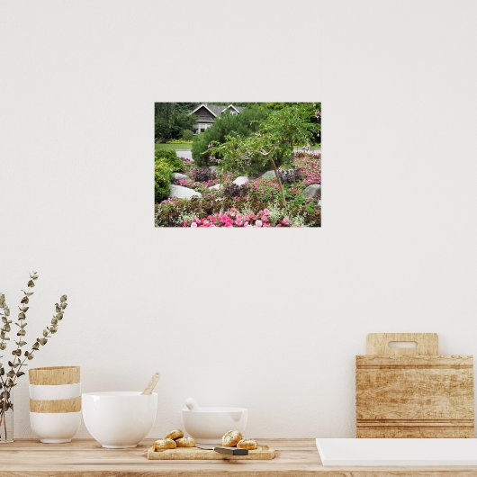 Stunning Garden Poster (Keuken)