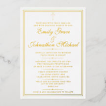 Stunning Goud Folie Christelijke Minimalistische T