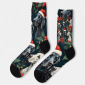 Stunning Great Dane Christmas  Sokken (Links)