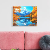 Stunning herfstlandschap canvas afdruk (Insitu (Woonkamer))
