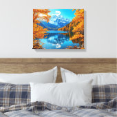 Stunning herfstlandschap canvas afdruk (Insitu (Slaapkamer))