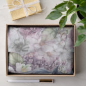 Stunning Horse Gray Floral Tissuepapier (Geschenk)