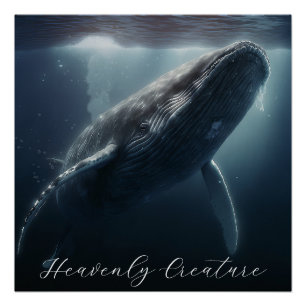 Stunning Humpback Whale Perfect Poster