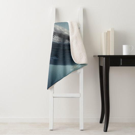 Stunning Humpback Whale Sherpa Deken (In situ)