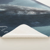 Stunning Humpback Whale Sherpa Deken (3/4)