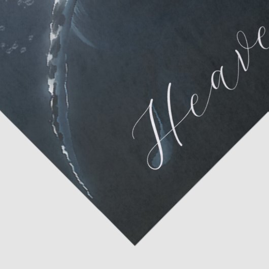 Stunning Humpback Whale Tissuepapier (Detail)