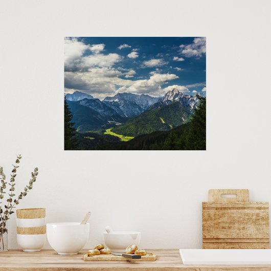 Stunning Julian alps Poster (Keuken)
