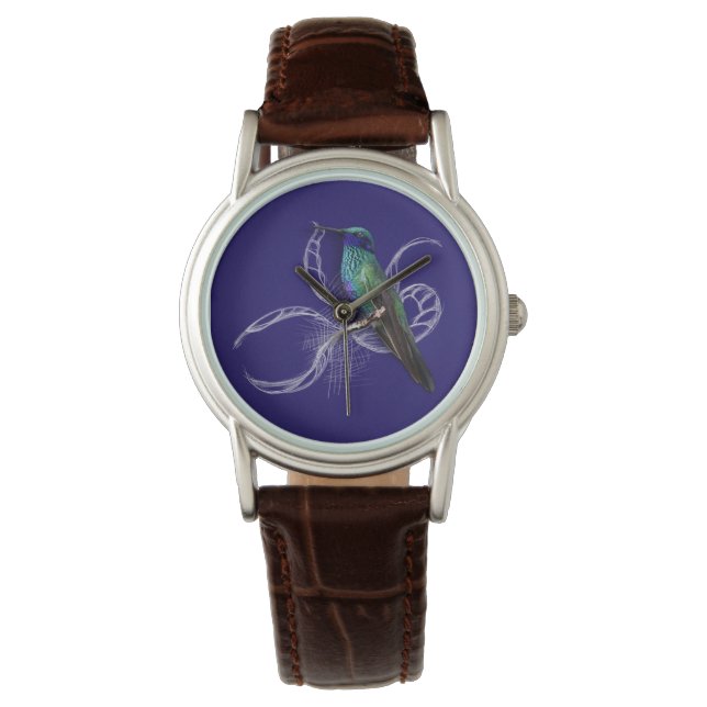 Stunning Kolibrie - personaliseer door naam toe te Horloge (Voorkant)