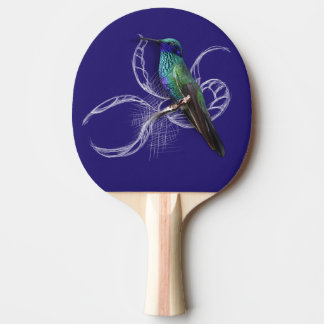 Stunning Kolibrie - personaliseer door naam toe te Tafeltennisbatje