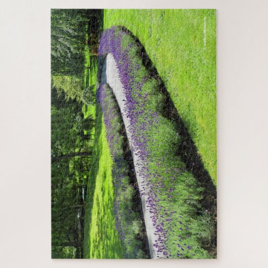 Stunning Lavender-Lined Garden Walk Legpuzzel (Verticaal)