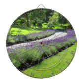 Stunning Lavender-Lined Garden Walscape Landscape Dartbord (Voorkant)
