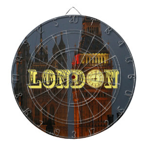 Stunning London Pro Foto Dartbord