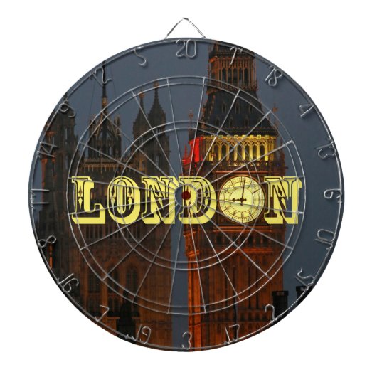 Stunning London Pro Foto Dartbord (Voorkant)