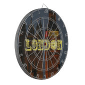 Stunning London Pro Foto Dartbord (Voorkant Links)