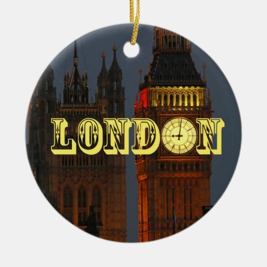 Stunning London Pro Foto Keramisch Ornament (Voorkant)