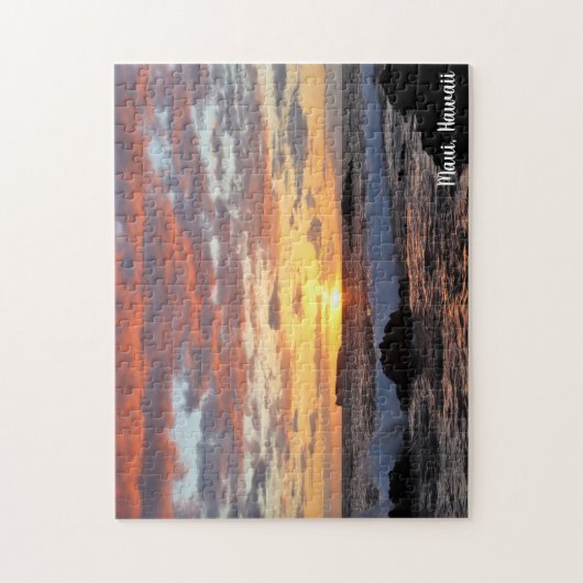 Stunning Maui Beach Sunset Legpuzzel (Verticaal)