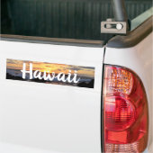 Stunning Maui Sunset Hawaii Bumpersticker (Op Truck)