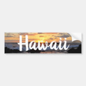 Stunning Maui Sunset Hawaii Bumpersticker (Voorkant)