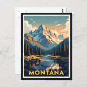 Stunning Montana Landscape Briefkaart (Voorkant / Achterkant)