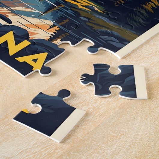 Stunning Montana Landscape Legpuzzel (Zijkant)