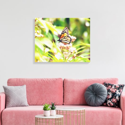 Stunning Nature & Butterfly Art Foam Board Canvas Afdruk (Insitu (Woonkamer))