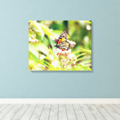 Stunning Nature & Butterfly Art Foam Board Canvas Afdruk (Insitu (Houten vloer))