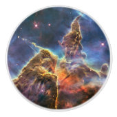 Stunning Nebula Space Astronomy Science Foto Keramische Knop (Voorkant)