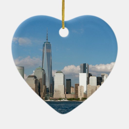 Stunning New York City USA Keramisch Ornament (Achterkant)