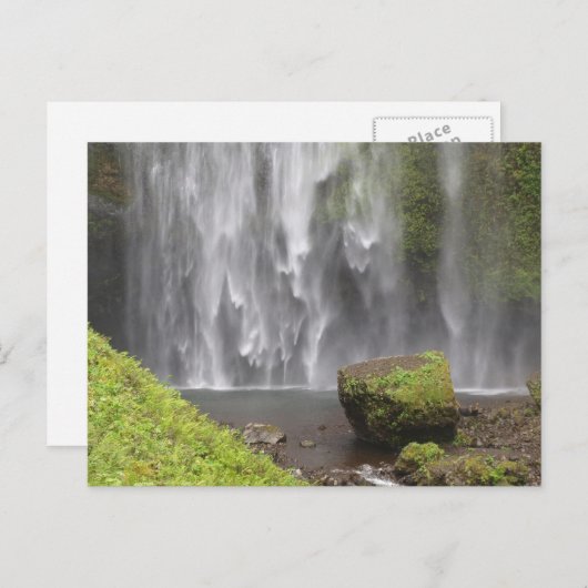 Stunning Oregon Waterfall Briefkaart (Voorkant / Achterkant)