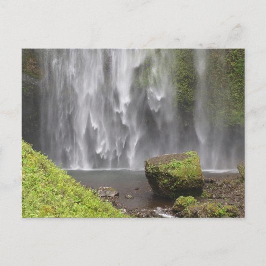 Stunning Oregon Waterfall Briefkaart (Voorkant)