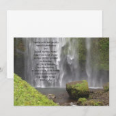 Stunning Oregon Waterfall Wedding Kaart (Voorkant / Achterkant)