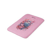 Stunning Pastel Hummingbird Floral Badmat (Gekanteld)