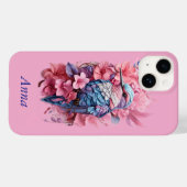 Stunning Pastel Hummingbird Floral Case-Mate iPhone Case (Achterkant (horizontaal))