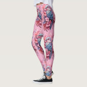 Stunning Pastel Hummingbird Floral Leggings (Links)
