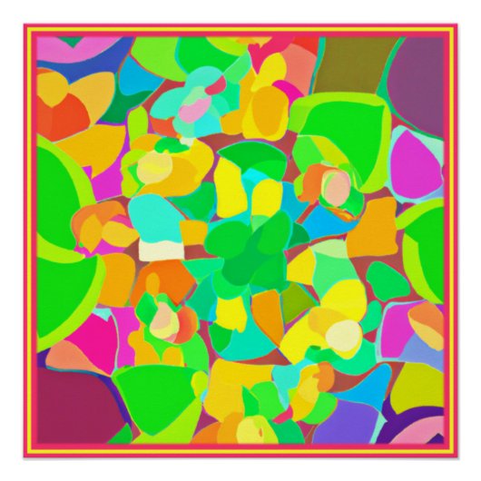Stunning Patterns Colors Art. Buy Now Perfect Poster (Voorkant)