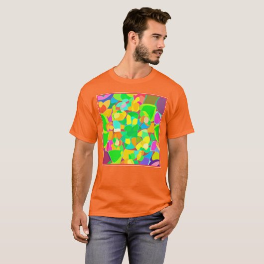 Stunning Patterns Colors Art T-shirt (Voorkant volledig)