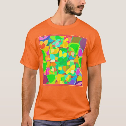 Stunning Patterns Colors Art T-shirt (Voorkant)