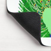 Stunning Pauw origineel kunstwerk van Sophie leeft Muismat (Hoek)