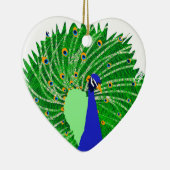 Stunning Pauw originele kunst van Sophie leeftijd  Keramisch Ornament (Rechts)