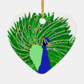 Stunning Pauw originele kunst van Sophie leeftijd  Keramisch Ornament (Voorkant)