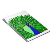 Stunning Pauw originele kunst van Sophie leeftijd  Notitieboek (Rechterzijde)