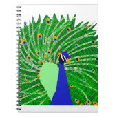 Stunning Pauw originele kunst van Sophie leeftijd  Notitieboek (Voorkant)