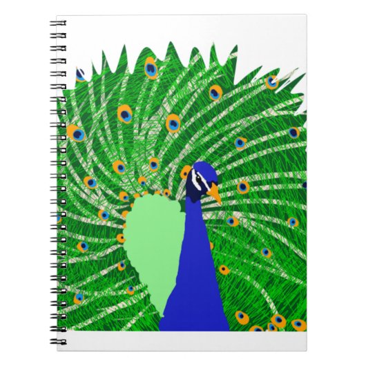 Stunning Pauw originele kunst van Sophie leeftijd  Notitieboek (Voorkant)