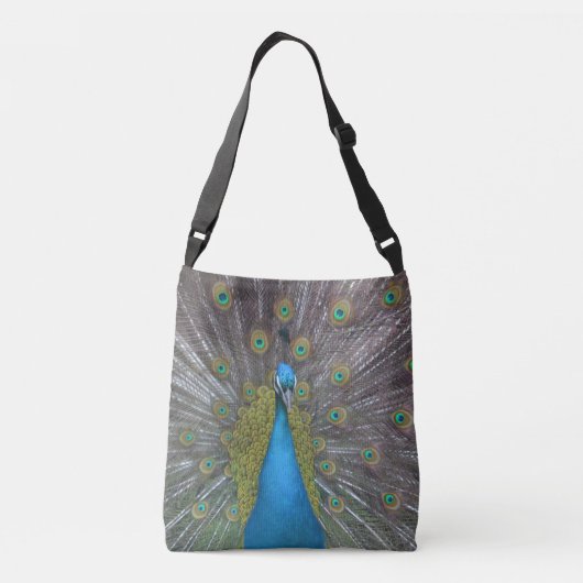 Stunning Peacock Crossbody Tas (Achterkant)
