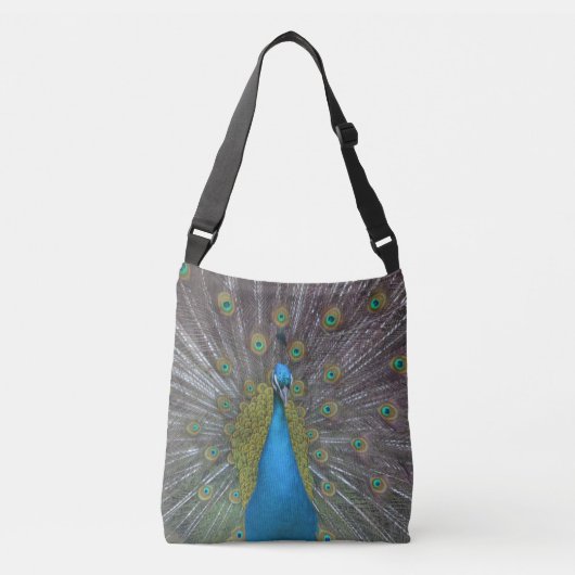 Stunning Peacock Crossbody Tas (Voorkant)