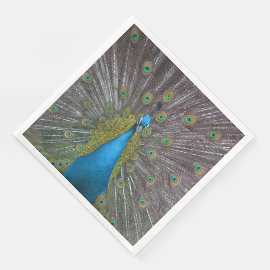 Stunning Peacock Servetten (Hoek)